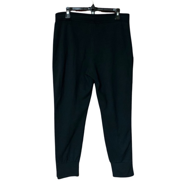 VICTORIA’S SECRET PINK Women’s Black Dog Logo Side Snap Slim Fit Joggers - Picture 2 of 3